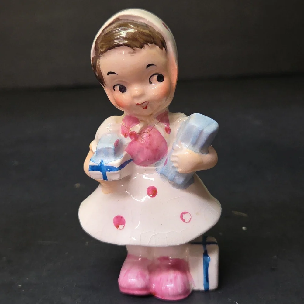 VTG‎ JAPAN UCAGCO 1950s Ceramic Figurine Girls